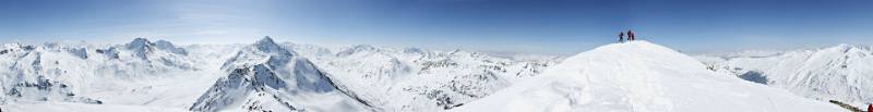 Panorama von Sentischhorn