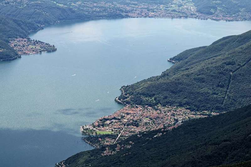 Cannobio und Maccagno von Gridone aus