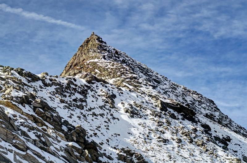 Der Gipfel von Monte Moro