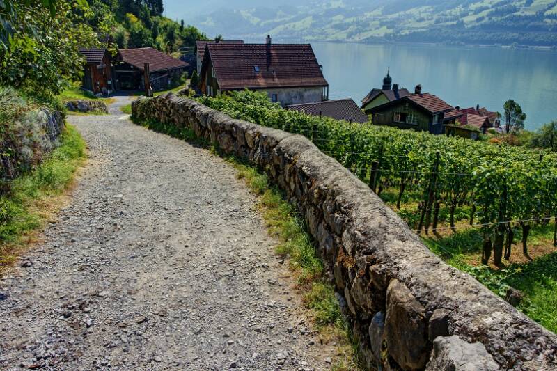 Quinten am Nordufer von Walensee