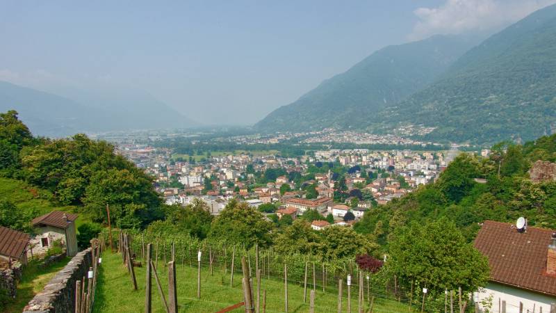 Blick Richtung Locarno