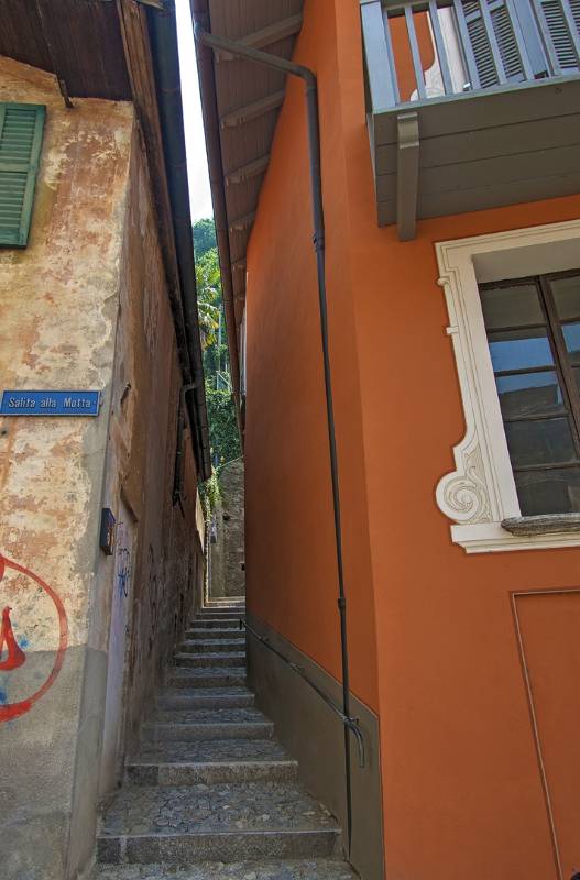 Sehr schmale Gassen von Bellinzona