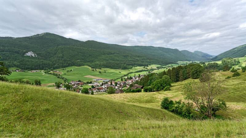 Blick zurück nach Welschenrohr
