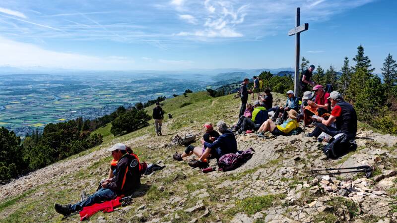 Pause auf dem Hasenmatt