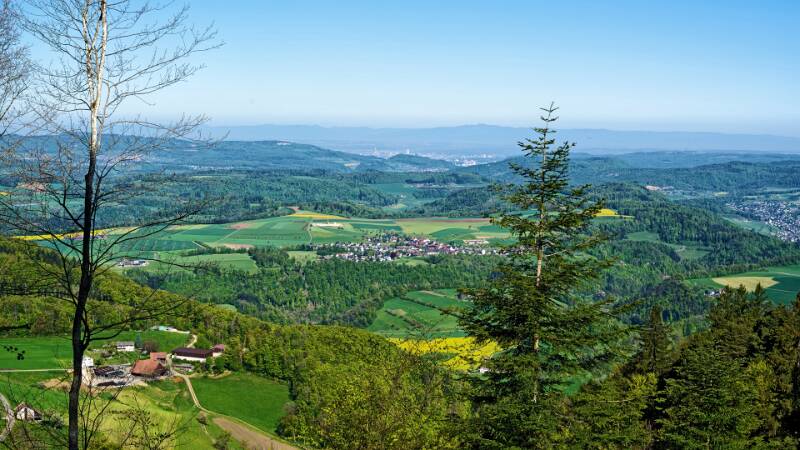Blick bis nach Basel