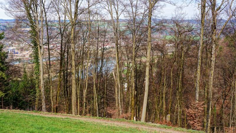 Rhein und Deutschland auf der anderen Seite