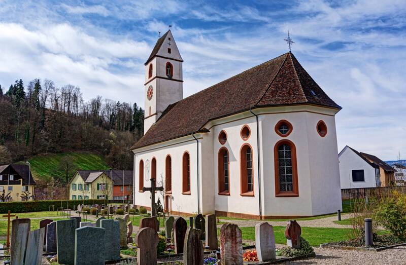 Die Kirche von Mettau